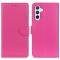  Samsung Galaxy S24 FE Fodral Litchi Lder Rosa - Teknikhallen.se