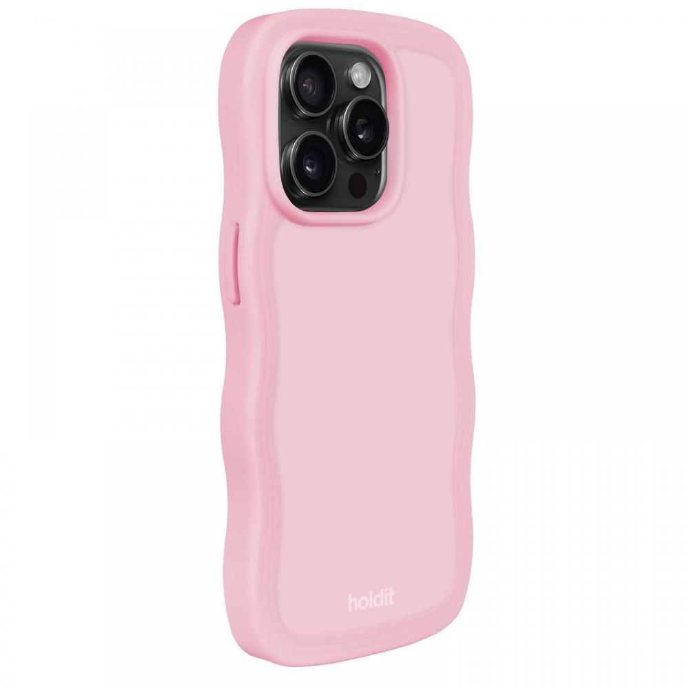 holdit holdit iPhone 14 Pro Skal Wavy Pink - Teknikhallen.se