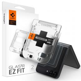 Spigen Spigen Galaxy Z Flip 5 2-PACK Skärmskydd "Ez Fit" GLAS.tR - Teknikhallen.se