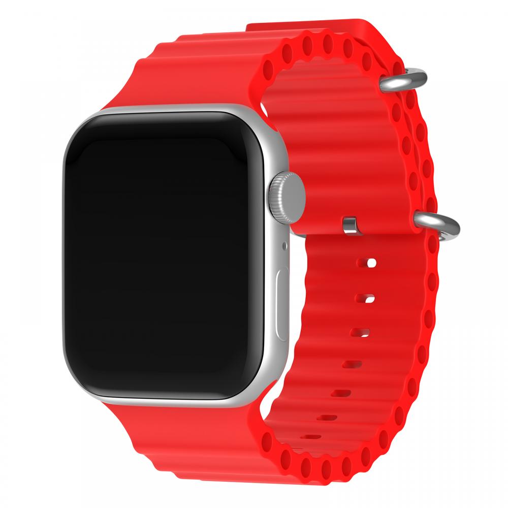 ColorPop Apple Watch 41/40/38 mm Armband Ocean Wave Rd - Teknikhallen.se