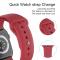 ColorPop Apple Watch 38/40/41 mm Silikon Armband (S/M) Crimson - Teknikhallen.se