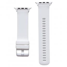  Apple Watch 41/40/38 mm Armband Silikon Vit - Teknikhallen.se