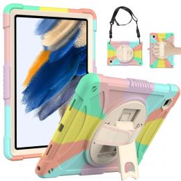  Galaxy Tab A8 Skal Hybrid Shockproof Kickstand Colorful - Teknikhallen.se