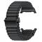  Galaxy Watch Ultra 47 mm Armband Nylon Justerbart Svart - Teknikhallen.se