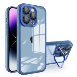  iPhone 15 Pro Skal Cam Kickstand Hybrid Royal Blue - Teknikhallen.se