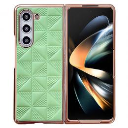  Galaxy Z Fold 6 Skal Läder Grön - Teknikhallen.se