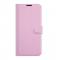  Samsung Galaxy S22 Plus Fodral Litchi Textur Ljus Rosa - Teknikhallen.se