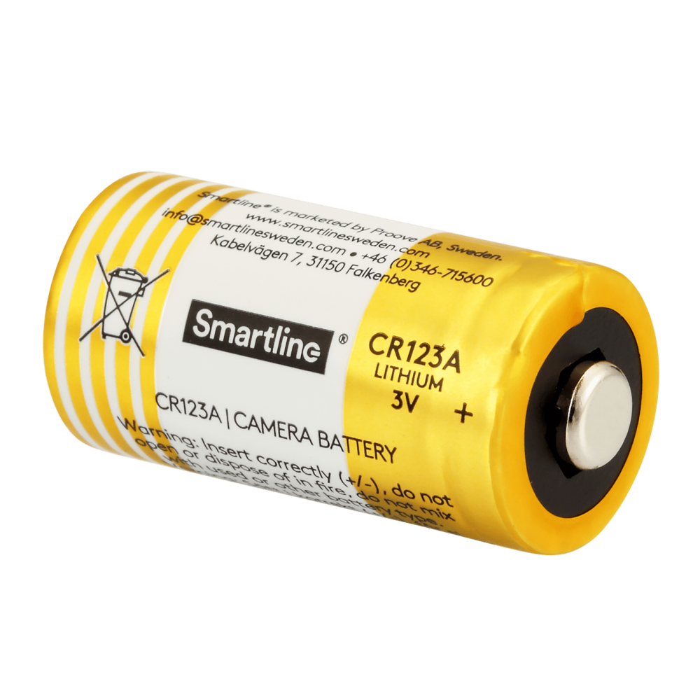 Smartline Smartline CR123A 3V Li-On Batteri - Teknikhallen.se