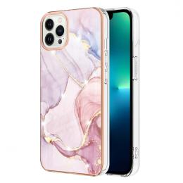  iPhone 15 Pro Skal Marmor TPU Roséguld - Teknikhallen.se