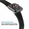  kta Lder Armband Apple Watch 41/40/38 mm - Svart - Teknikhallen.se