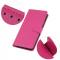  Motorola Moto E22i Fodral Litchi Lder Rosa - Teknikhallen.se