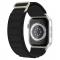 ColorPop Apple Watch 42/44/45/49 mm Armband Alpine Pro Loop Svart - Teknikhallen.se