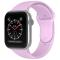 ColorPop Apple Watch 38/40/41 mm Silikon Armband (S/M) Ljus Lila - Teknikhallen.se