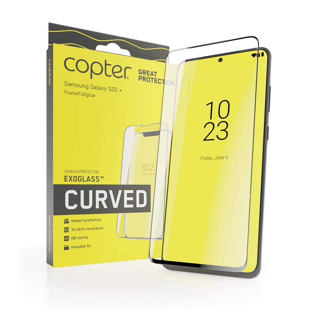 Copter Copter Samsung Galaxy S22 Plus EXOGLASS Curved Skrmskydd - Teknikhallen.se