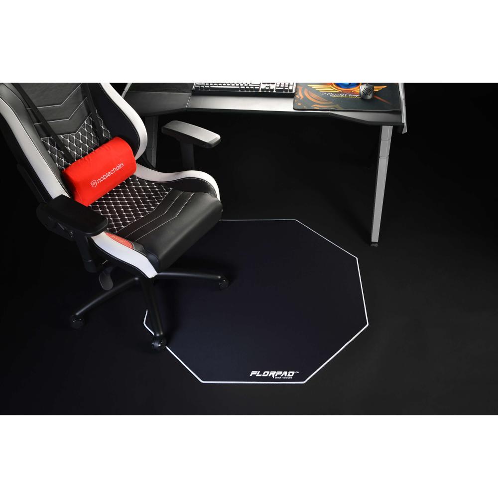 FLORPAD FLORPAD Silver Line Gamingmatta 100x100 cm - Teknikhallen.se