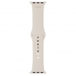 holdit holdit Armband Silikon Apple Watch 38/40/41 mm Light Beige - Teknikhallen.se