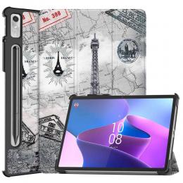  Lenovo Tab P11 Pro Gen 2 Fodral Tri-Fold Eiffeltornet - Teknikhallen.se