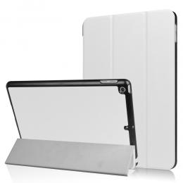  iPad 9.7" (2017) / (2018) - Slimfit Tri-Fold Fodral - Vit - Teknikhallen.se