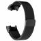  Milanese Loop Metall Armband Fitbit Charge 4/3 Svart - Teknikhallen.se