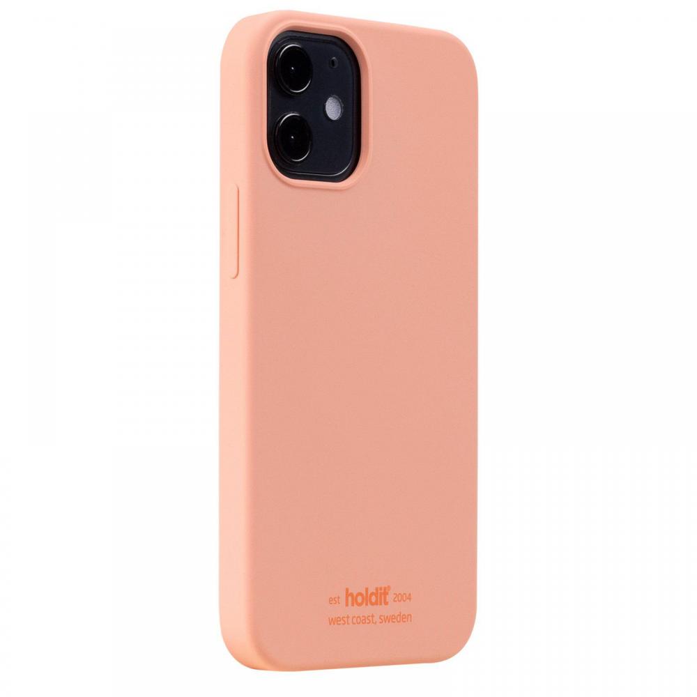 holdit holdit iPhone 12 Mini Mobilskal Silikon Pink Peach - Teknikhallen.se