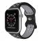 ColorPop Sportarmband Dual-Color Apple Watch 41/40/38 mm (M/L) Svart/Gr - Teknikhallen.se