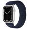 ColorPop Apple Watch 42/44/45/49 mm Armband Nylon Trail Loop Midnight Blue - Teknikhallen.se