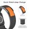 ColorPop Apple Watch 38/40/41 mm Armband Nylon Trail Loop Svart/Gr - Teknikhallen.se