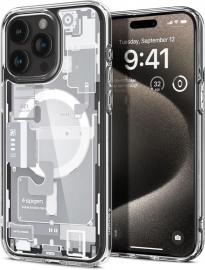 Spigen Spigen iPhone 15 Pro Max Skal MagSafe Ultra Hybrid Zero One White - Teknikhallen.se