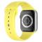 ColorPop Apple Watch 38/40/41 mm Silikon Armband (S/M) Gul - Teknikhallen.se