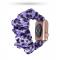  Scrunchie Silk Purple Leopard Armband Apple Watch 42/44/45/49 mm - Teknikhallen.se