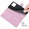  iPhone 13 Pro - Litchi Lder Fodral - Ljus Rosa - Teknikhallen.se