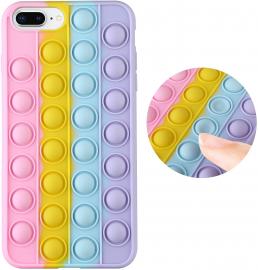  iPhone 7/8 Plus - Pop It Fidget Skal - Multicolor - Teknikhallen.se