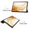  Galaxy Tab S10 Plus/S9 Plus/S9 FE Plus Fodral Tri-Fold Svart - Teknikhallen.se