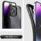  iPhone 16 Pro Skal Kolfiber Textur Transparent / Svart - Teknikhallen.se