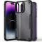  iPhone 16 Pro Max Skal Kolfiber Textur Transparent / Svart - Teknikhallen.se