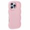  iPhone 16 Pro Mobilskal Wavy Ljus Rosa - Teknikhallen.se