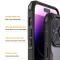  iPhone 16 Pro Skal Hybrid Transparent / Svart - Teknikhallen.se