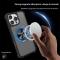 iPhone 16 Pro Max Skal MagSafe Kickstand Hybrid Svart - Teknikhallen.se