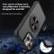  iPhone 16 Pro Max Skal MagSafe Kickstand Hybrid Svart - Teknikhallen.se