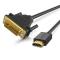 UGREEN UGREEN 2m HDMI Till DVI 24+1 Kabel Svart - Teknikhallen.se
