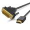 UGREEN UGREEN 2m HDMI Till DVI 24+1 Kabel Svart - Teknikhallen.se