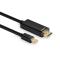 UGREEN UGREEN 1.5m Mini DisplayPort - HDMI Kabel Svart - Teknikhallen.se
