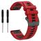  Garmin Fenix 22 mm Armband Quick Release Silikon Röd - Teknikhallen.se