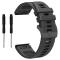  Garmin Fenix 26 mm Armband Quick Release Silikon Grå - Teknikhallen.se