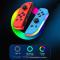 DOBE DOBE Nintendo Switch Joy-Con Kontroll RGB Röd / Blå - Teknikhallen.se