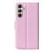  Samsung Galaxy A16 Fodral Litchi Läder Ljus Rosa - Teknikhallen.se