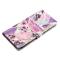  Samsung Galaxy S25 Plus Fodral Med Tryck Lila Blommor - Teknikhallen.se