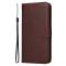  Xiaomi Redmi Note 14 4G Fodral Läder Folio Brun - Teknikhallen.se