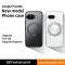  Google Pixel 9a Skal MagSafe Hybrid Kickstand Transparent - Teknikhallen.se