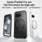  Google Pixel 9a Skal MagSafe Hybrid Kickstand Transparent - Teknikhallen.se